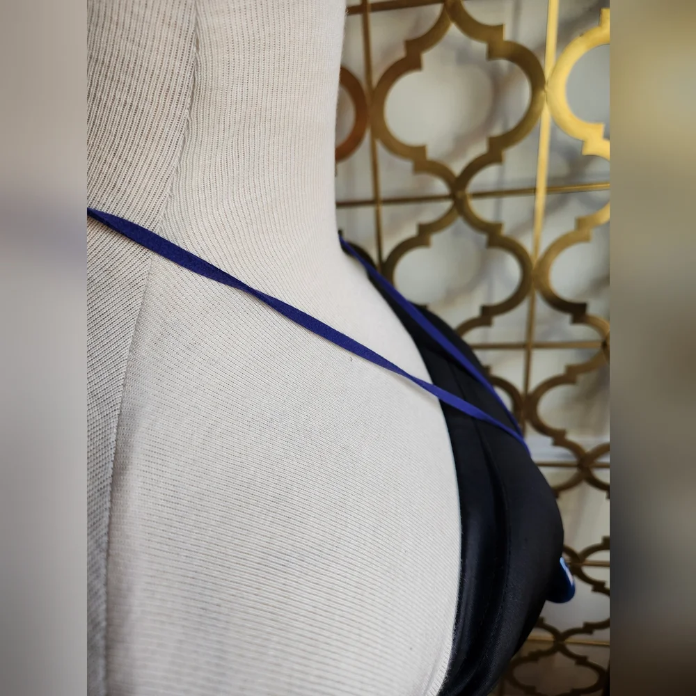 ✨️New to the Boutique! Adjustable Blue and Black Necklace -Double-si… - Picture 8 of 13